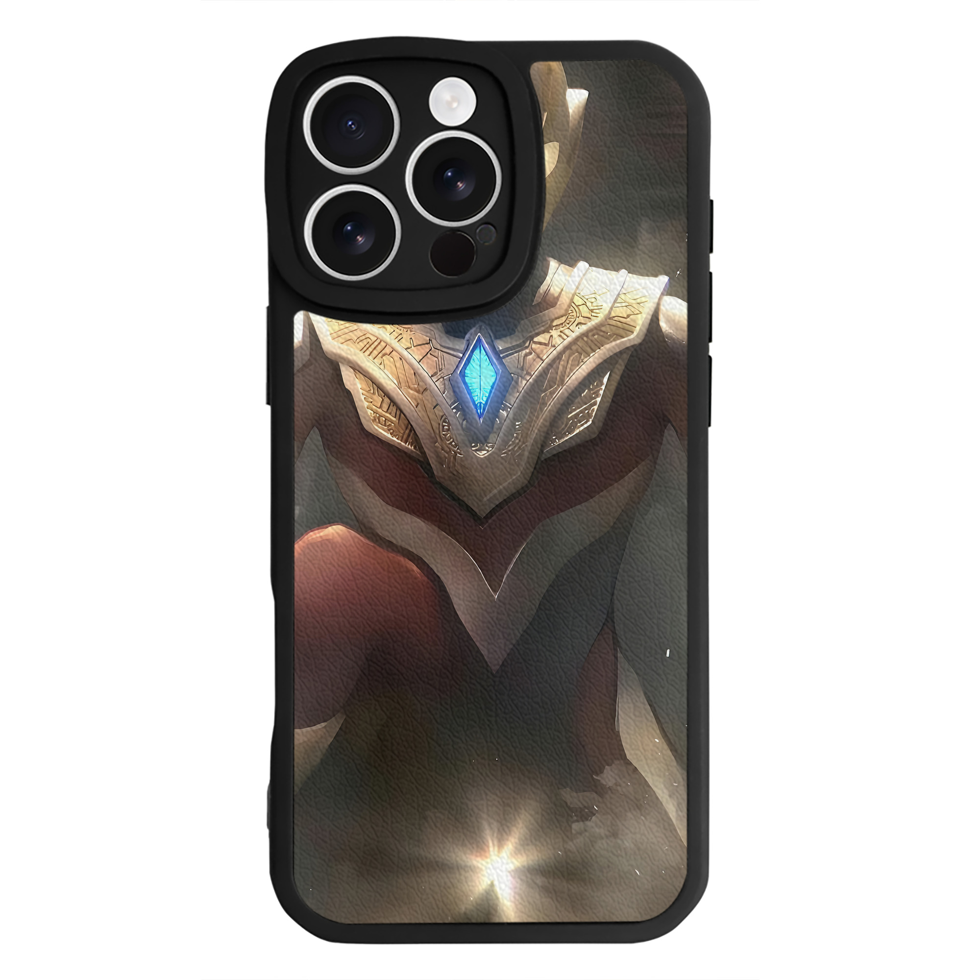 （画像用） ウルトラマン Ultraman 【iPhone 16シリーズ対応】シリコンスマホケース（レザー調） 材質：シリコン